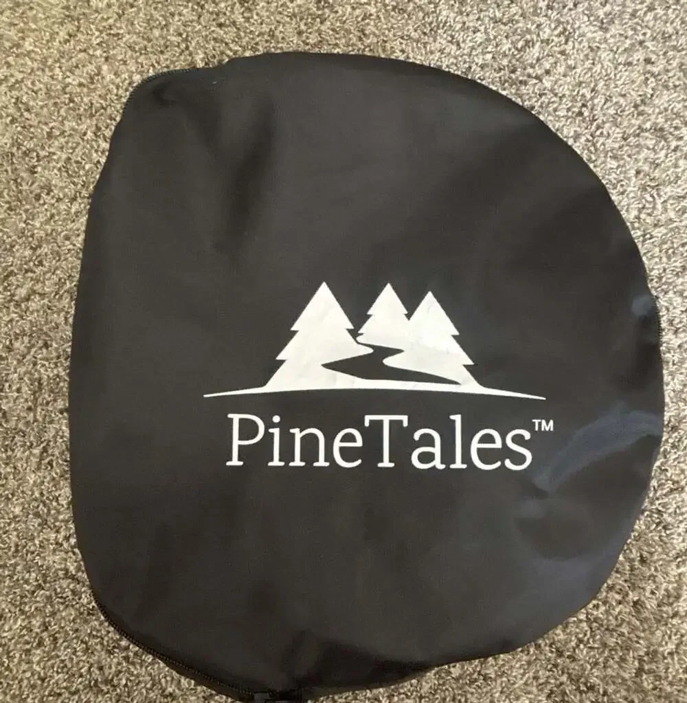 PineTales Premium Organic Buckwheat Pillow with Carrying Bag